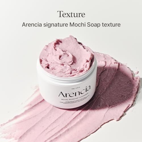 Korean Rice Mochi Face Cleanser - Face Wash, Gentle Scrub All in One for Deep Cleansing, Moisturizing, Pore Minimizing, Acne-Prone Skin, Removing Blackhead with Rice Water & Green Tea