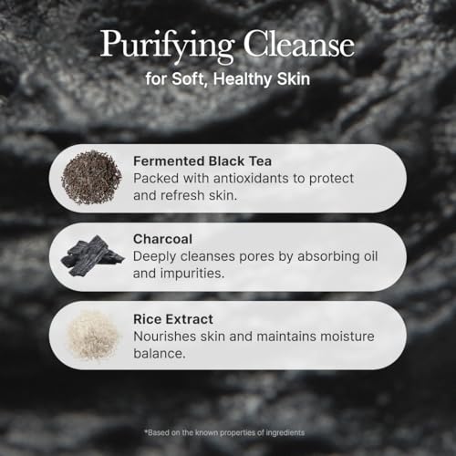 Korean Rice Mochi Face Cleanser - Face Wash, Gentle Scrub All in One for Deep Cleansing, Moisturizing, Pore Minimizing, Acne-Prone Skin, Removing Blackhead with Rice Water & Green Tea