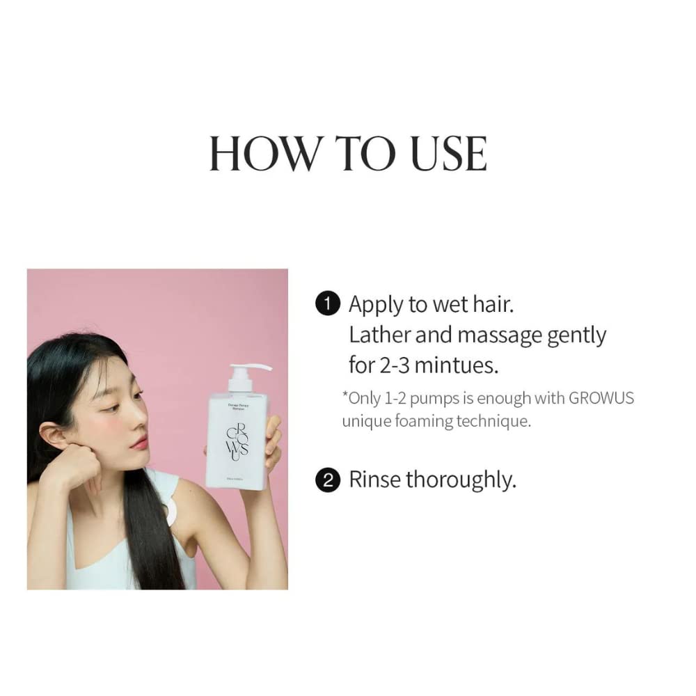 Damage Therapy Shampoo - Salicylic Acid, Niacinamide, Dexpanthenol, Protein, Anti Hair Loss, Free from Paraben and Surfate, Nourishing Shampoo for Frizzy and Damaged Hair (16.9 Fl Oz / 500ml)