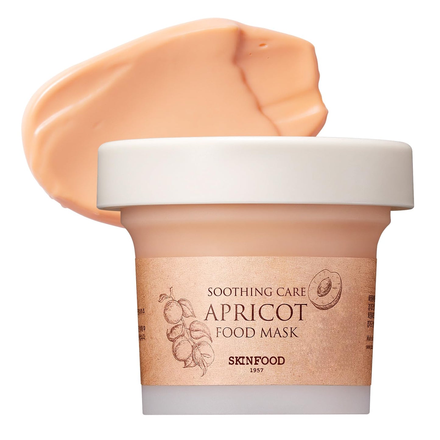SKINFOOD Lavender Facial Mask, Panthenol Contains Hydrating & Cooling Gel Wash-off Mask for Sensitive Skin, Shower-Proof Texture - Wash Off Exfoliating Mask, 4.23 oz.(120g)