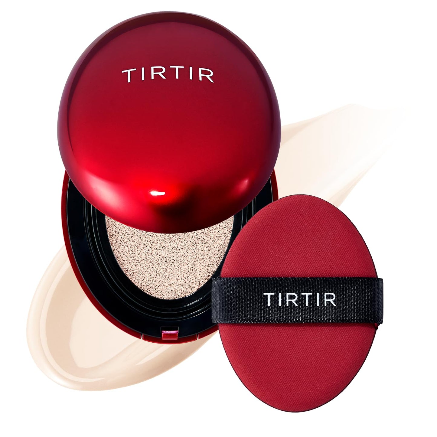 TIRTIR Mask Fit Red Cushion Foundation | Full coverage, Weightless, Skin fit, Satin Glow Finish, Korean Makeup BB Foundation, beauty, Tattoo cover up, Buildable (#29N Natural Beige, 0.63 Fl Oz)