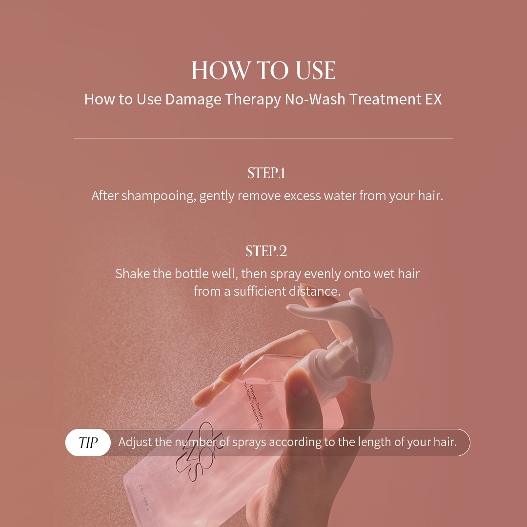 GROWUS Advanced No-Wash Hair Treatment EX for Damaged Hair Repair