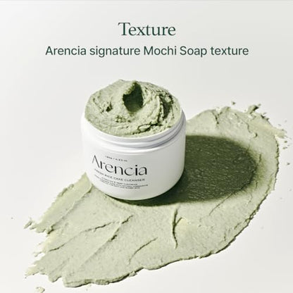 Korean Rice Mochi Face Cleanser - Face Wash, Gentle Scrub All in One for Deep Cleansing, Moisturizing, Pore Minimizing, Acne-Prone Skin, Removing Blackhead with Rice Water &amp; Green Tea