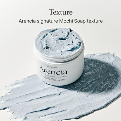 Korean Rice Mochi Face Cleanser - Face Wash, Gentle Scrub All in One for Deep Cleansing, Moisturizing, Pore Minimizing, Acne-Prone Skin, Removing Blackhead with Rice Water &amp; Green Tea
