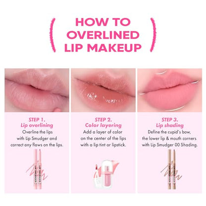 Amuse SEOUL LIP SMUDGER 01 BOKSOONGA | nude peach | Matte, creamy, soft, velvety, cruelty-free, lipcare, long-lasting, multiuse, vegan