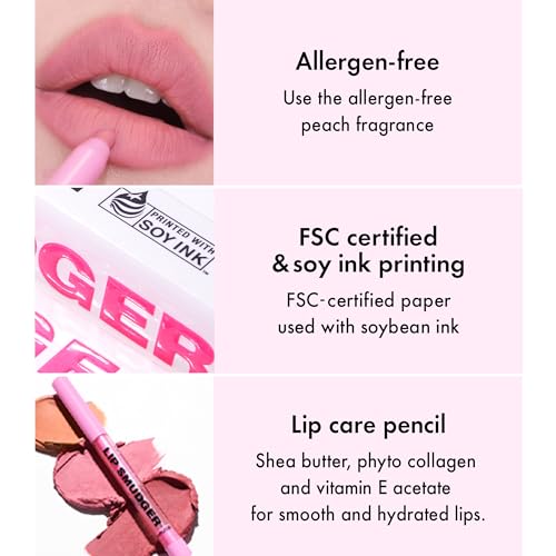 Amuse SEOUL LIP SMUDGER 01 BOKSOONGA | nude peach | Matte, creamy, soft, velvety, cruelty-free, lipcare, long-lasting, multiuse, vegan