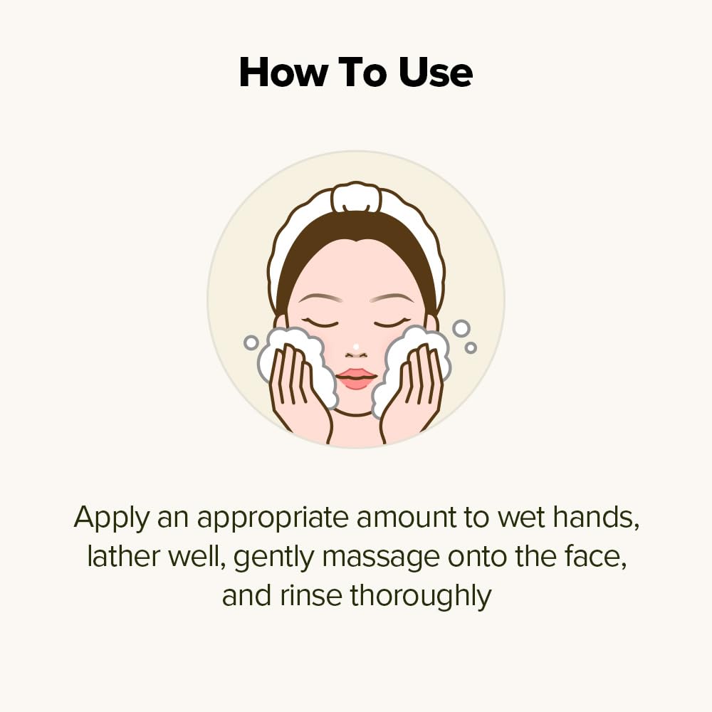 SKINFOOD Rice Daily Scrub Foam, Facial Cleanser with Face Scurb, Face Wash Fermented White Rice Bran Water, Gentle Exfoliating For Men and Women (150ml, 5.07 fl. oz.)