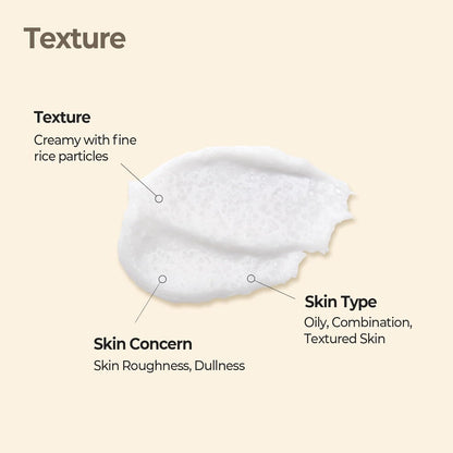 SKINFOOD Rice Mask Wash Off 3.5oz / Gently Exfoliates the Skin/Softening with Nutrient Rich Rice