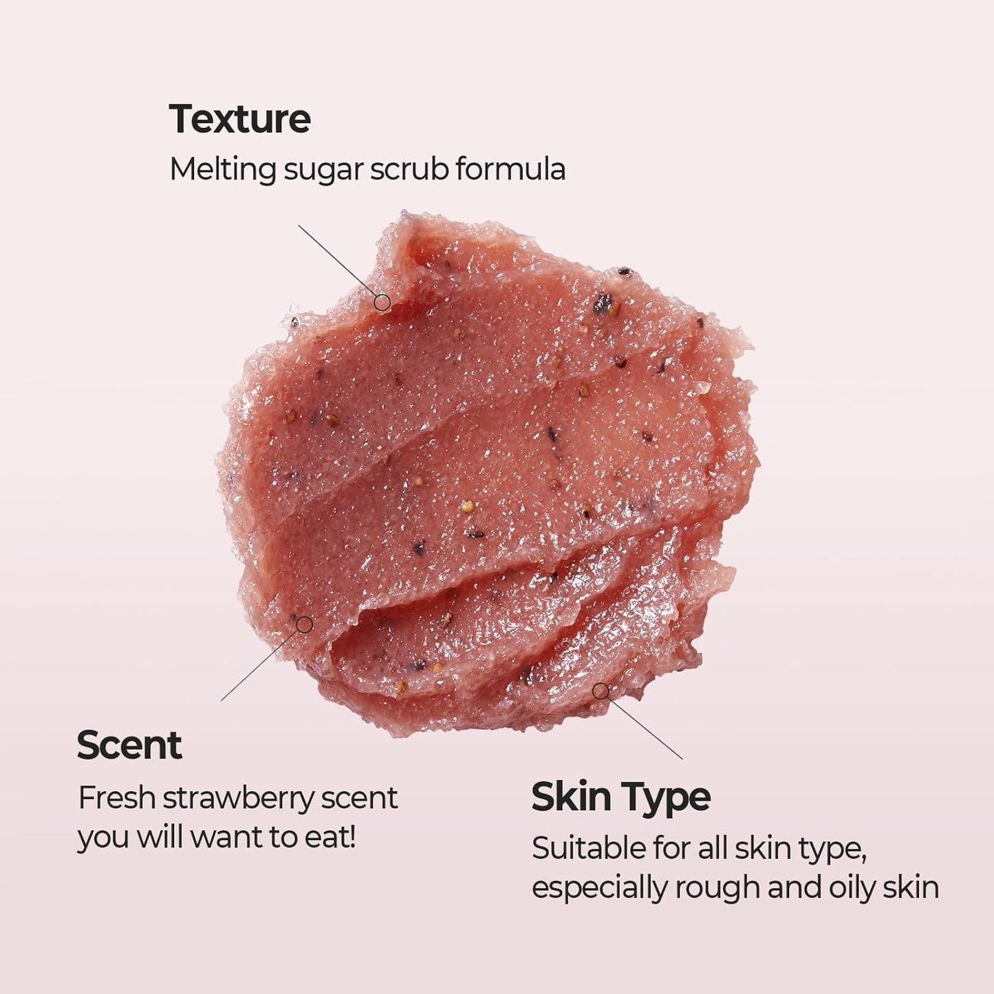 Strawberry Sugar Food Mask, 4.23 oz (120 g), Skinfood