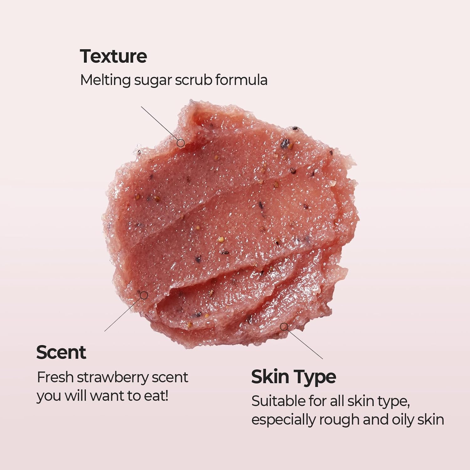 Strawberry Sugar Food Mask, 4.23 oz (120 g), Skinfood