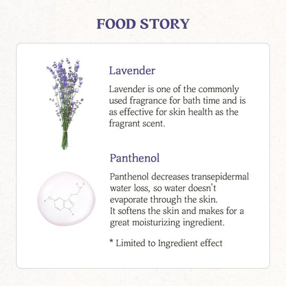 SKINFOOD Lavender Facial Mask, Panthenol Contains Hydrating & Cooling Gel Wash-off Mask for Sensitive Skin, Shower-Proof Texture - Wash Off Exfoliating Mask, 4.23 oz.(120g)