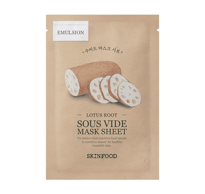 SKINFOOD LOTUS ROOT SOUS VIDE MASK SHEET (LOTUS ROOT)