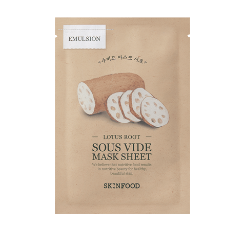SKINFOOD LOTUS ROOT SOUS VIDE MASK SHEET (LOTUS ROOT)